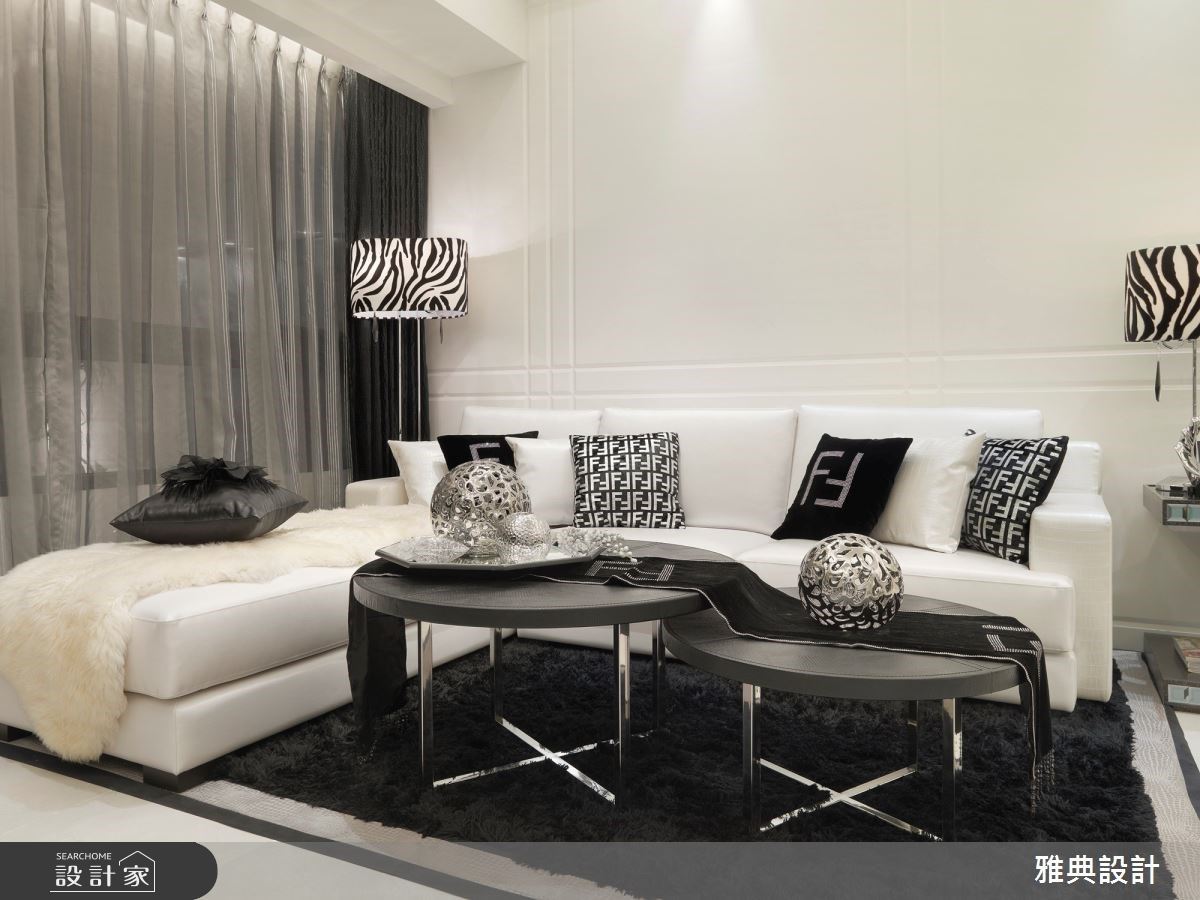 黑白時尚款待設計學！釋放奢華光芒的精品級居家