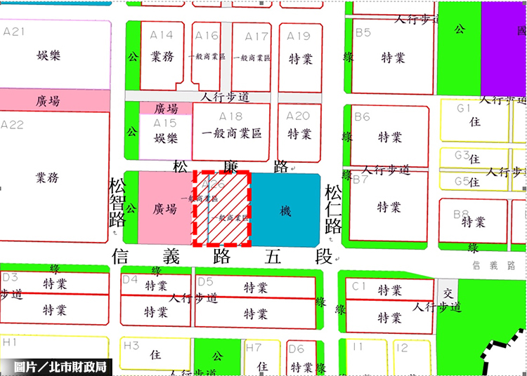 北市信義區市有地地上權案 11/20截止投標