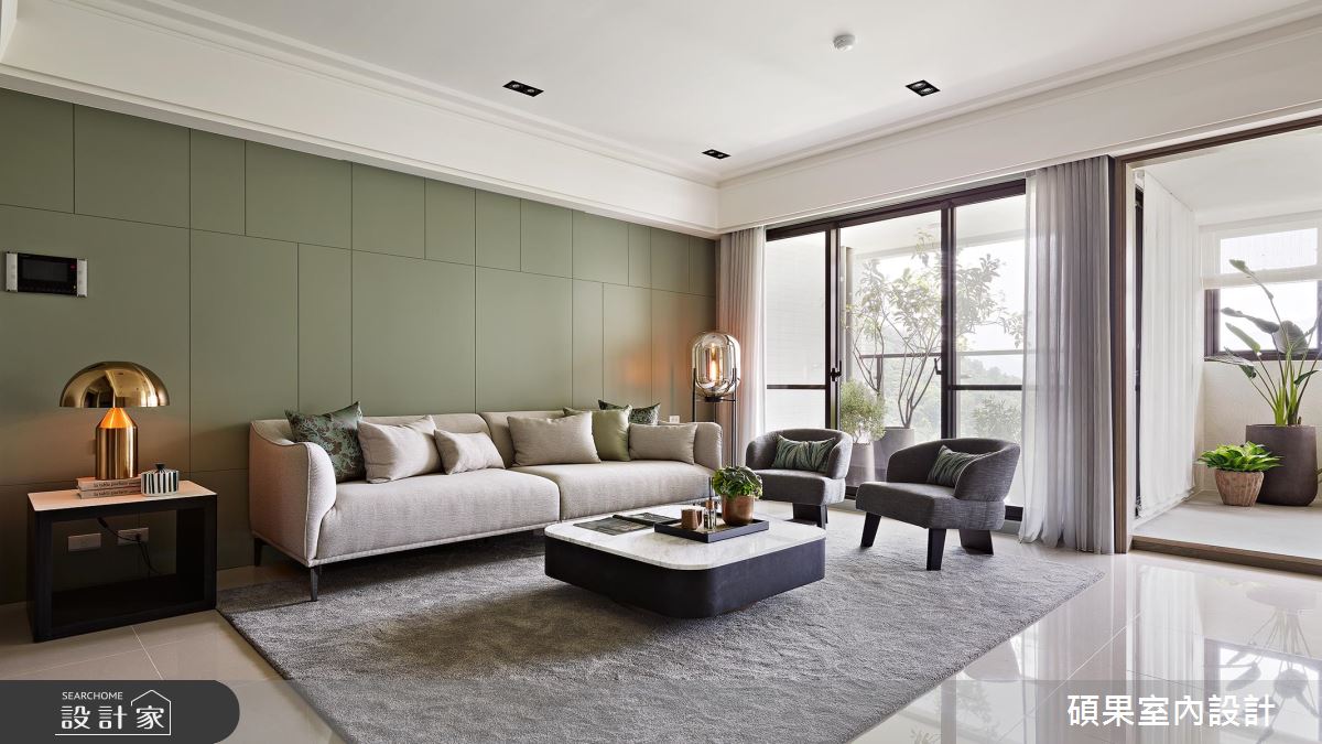 莫蘭迪綠聯手日光、植栽！療癒三代老小生活圈