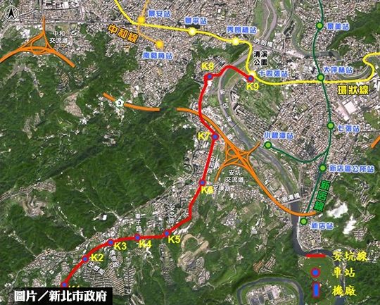 安坑輕軌K8站取直　捷運局說No