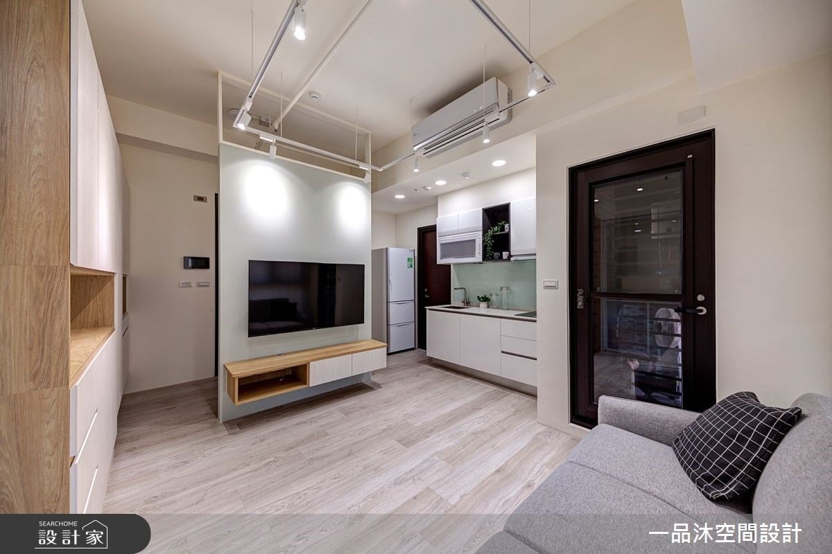 把 12 坪小宅變好住！實用收納＋輕隔間，瞬間增加獨立玄關和一大房！