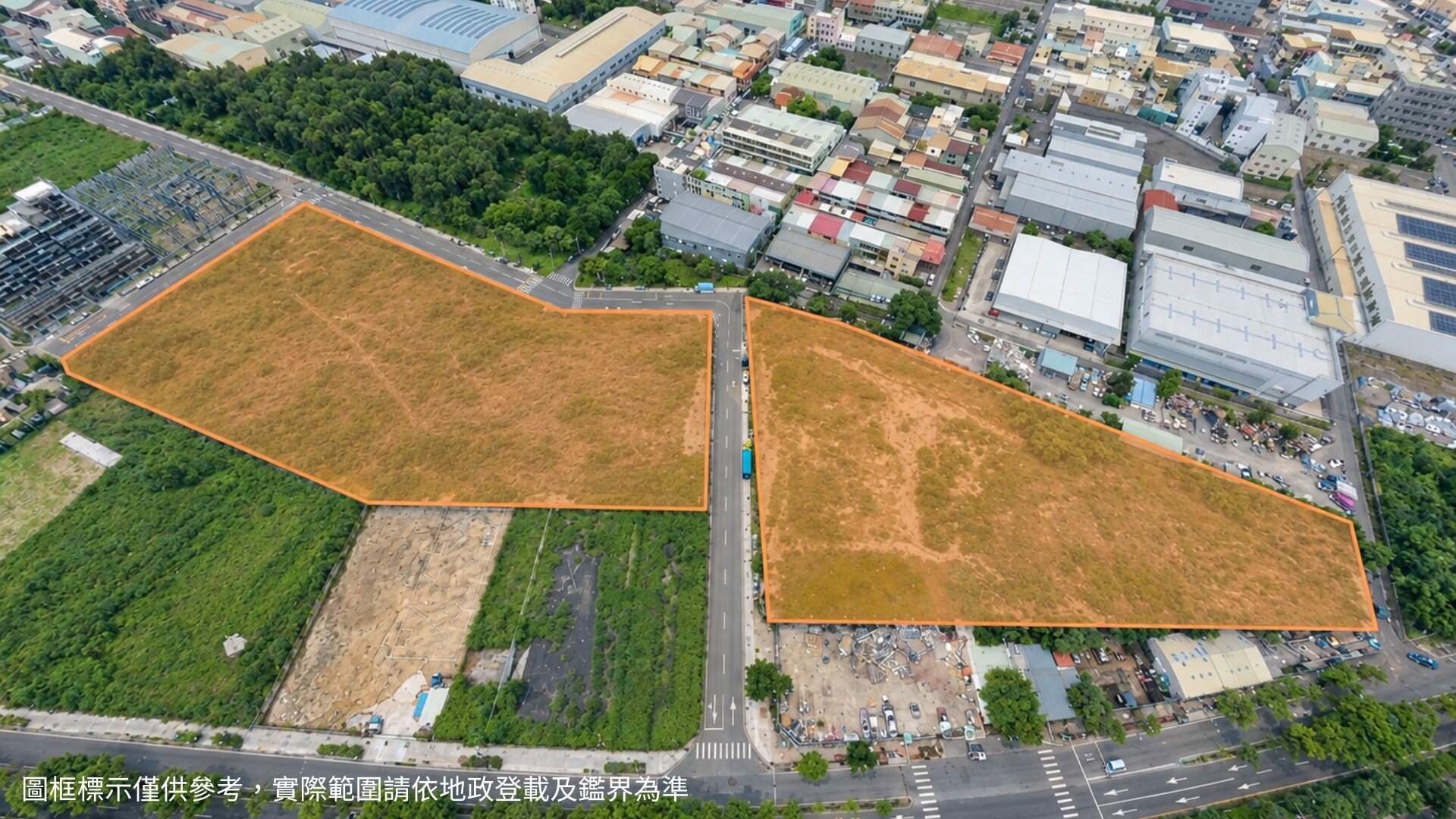 信義全球資產公司辦理烏日「明傳產業園區」8,883坪土地公開標售，大面積工業地稀有釋出。（圖片來源：信義全球資產公司）
