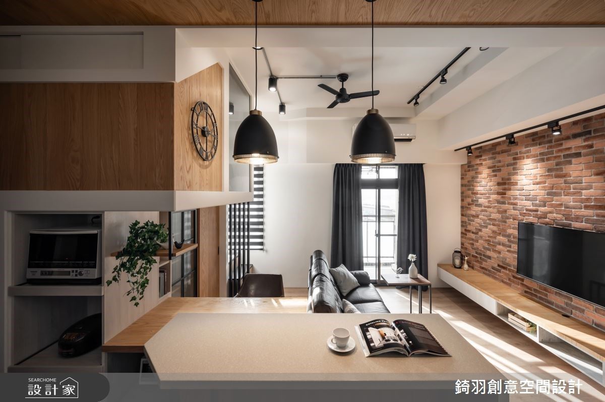 「重疊空間」讓小坪數瞬間Double！14坪打造極限的2房2廳Loft風宅
