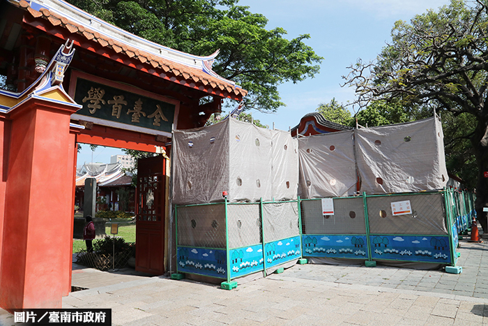 台南孔廟震後修復 明年初完工