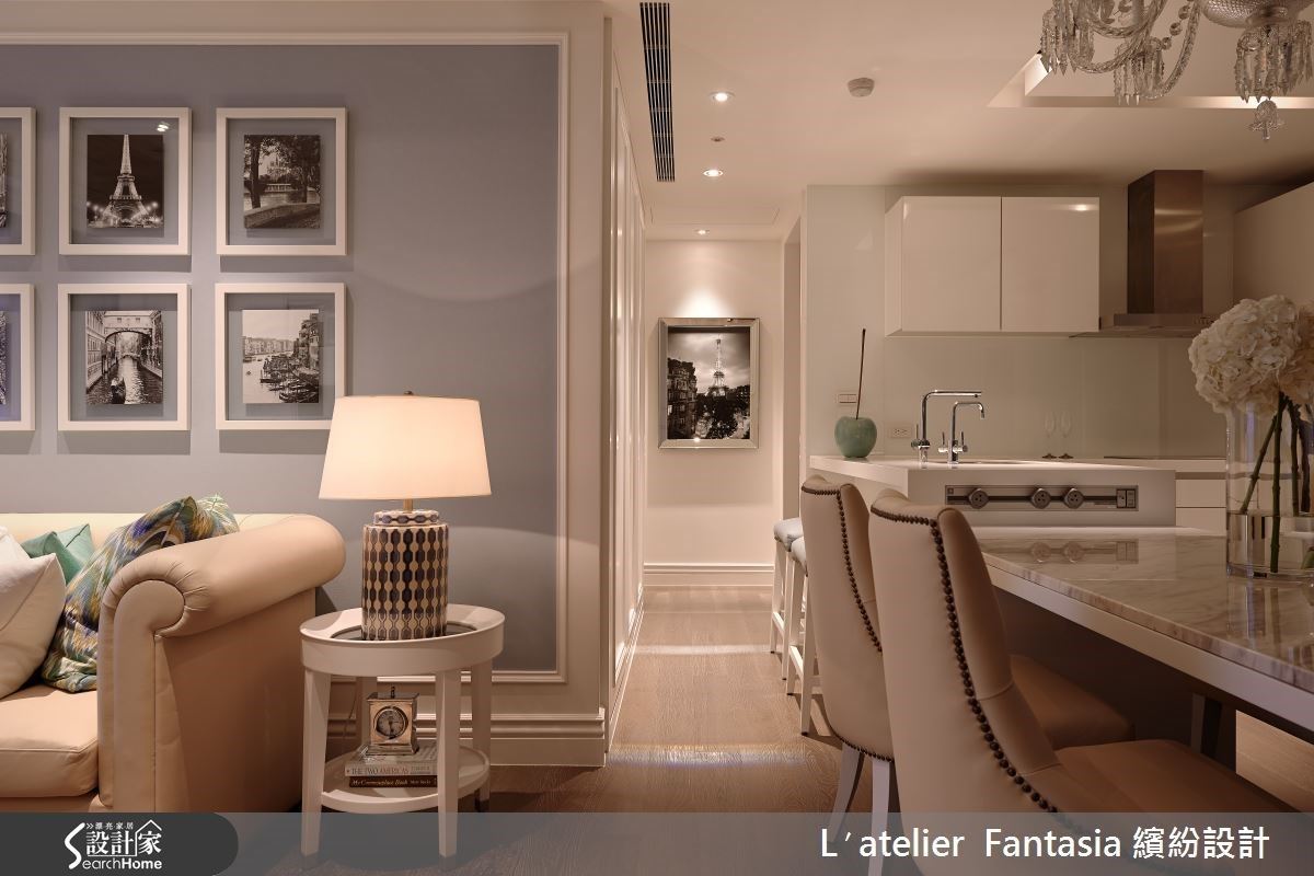 鋪上裸粉腮紅的新古典宅邸！25 坪預售屋客製夫妻愛的歸屬