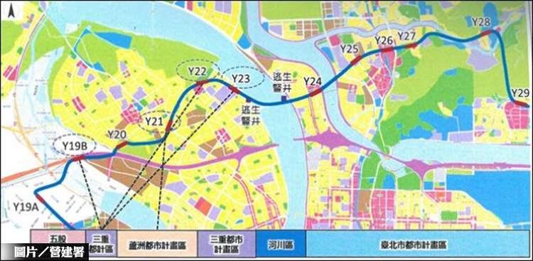 捷運環狀線第二階段 將串聯5線2軌