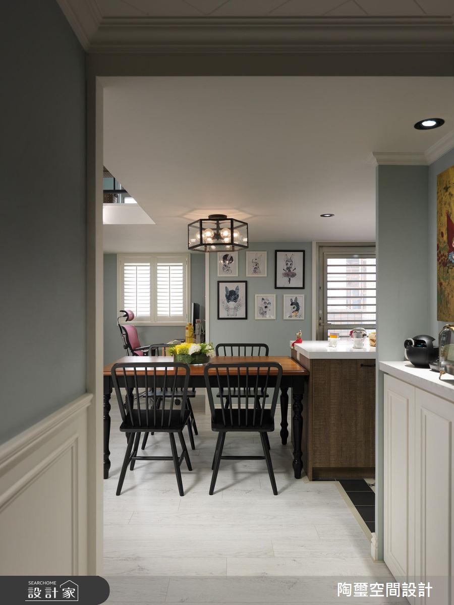 兩個人的美式風樓中樓！好動線 x 好採光 25 坪極效運用