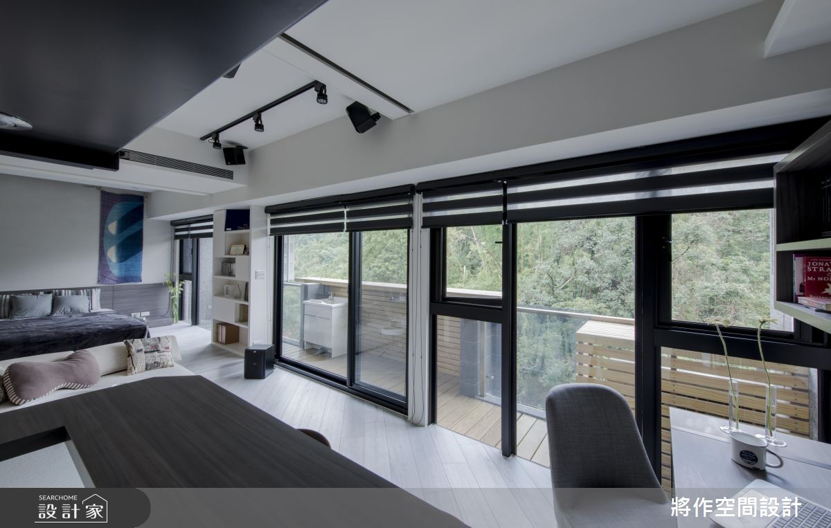 3廳 1房、景觀無限！超靈活的13 坪休閒風收納小家