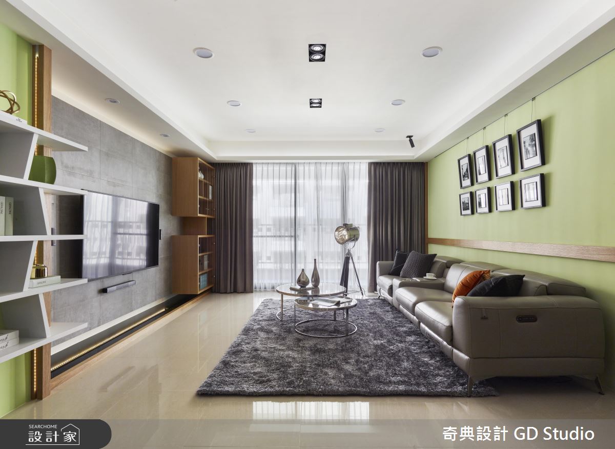 改造中古屋動線、創造機能美廚！三代同堂的北歐風居家