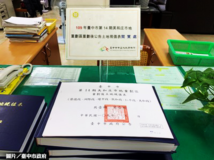 中市近年最大重劃區 美和庄土地登記中