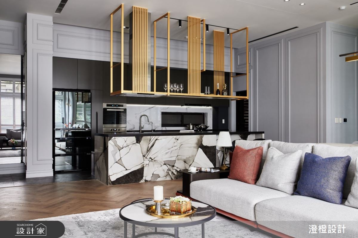 三度合作！簡約輕奢以中島為家的核心，創造凝聚家人情感的人生進階宅