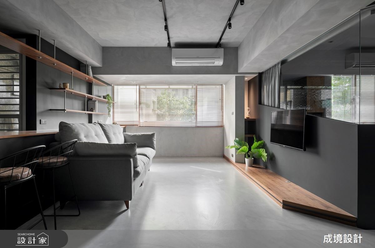 工業風襯托屋主雅痞氣質！16 坪老屋翻新變年輕夫妻的個性住宅