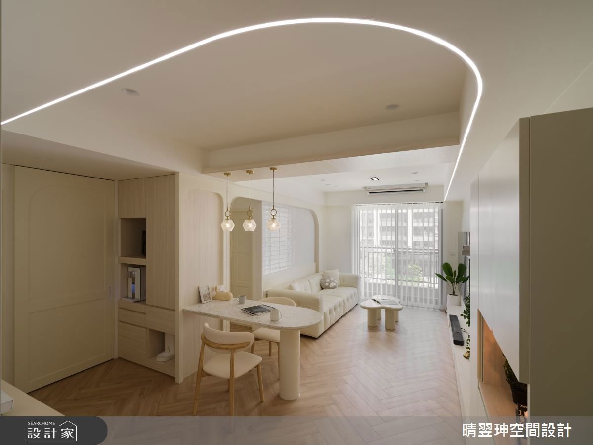 不再只有制式風格！台積電屋主百萬預算打造奶油無印風， 18 坪新成屋擁...