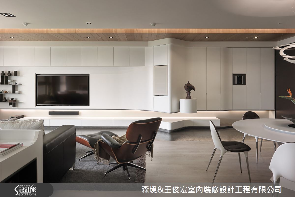 以流線美型設計 迎來更舒適的 45 坪現代宅