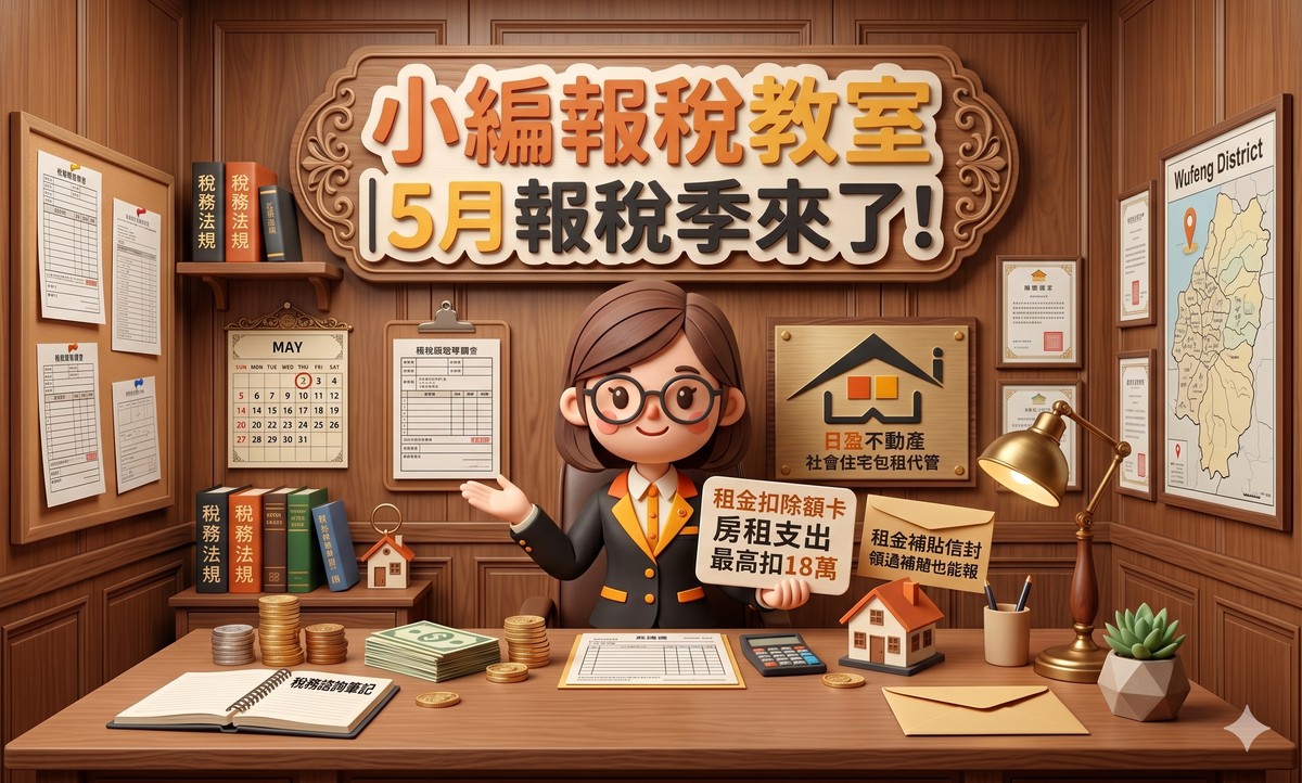 小編報稅教室｜5月報稅季來了！房租支出最高扣18萬，領過租補也能報，資...