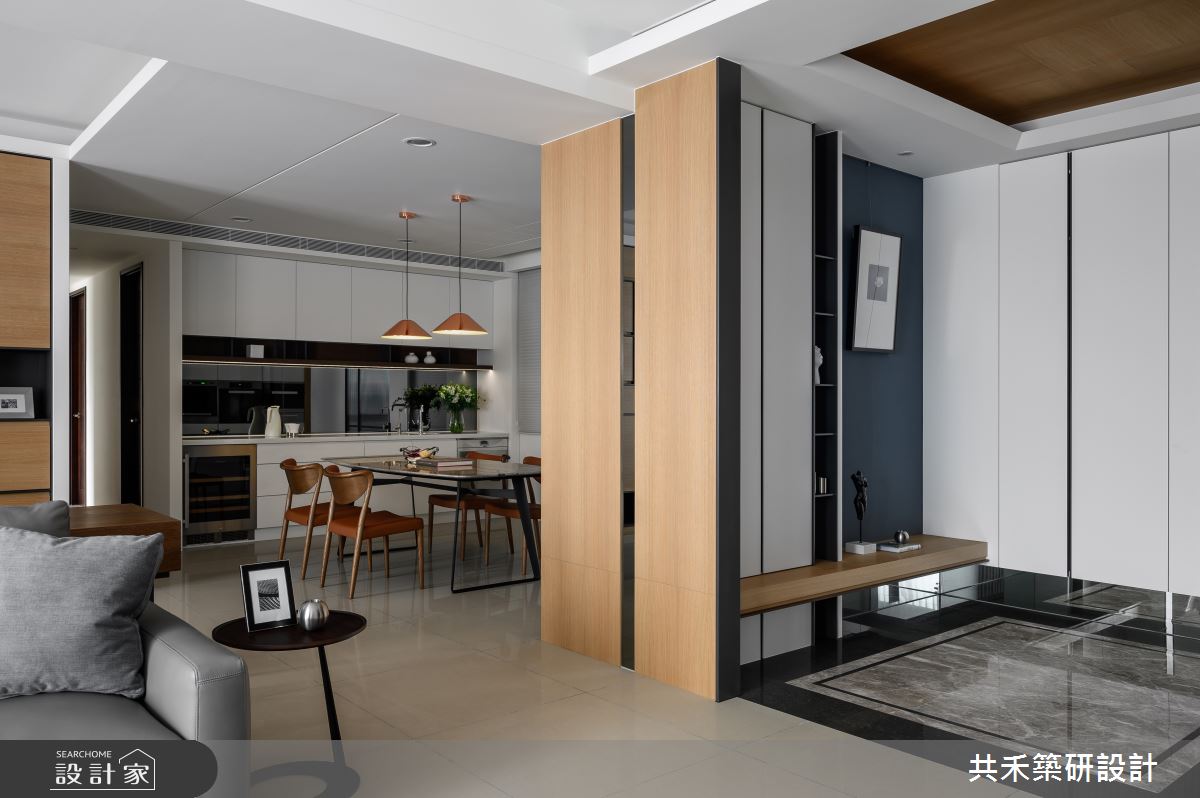 收納即是美好端景！純白、木質、莫蘭迪色系敘寫 58 坪現代風豪宅