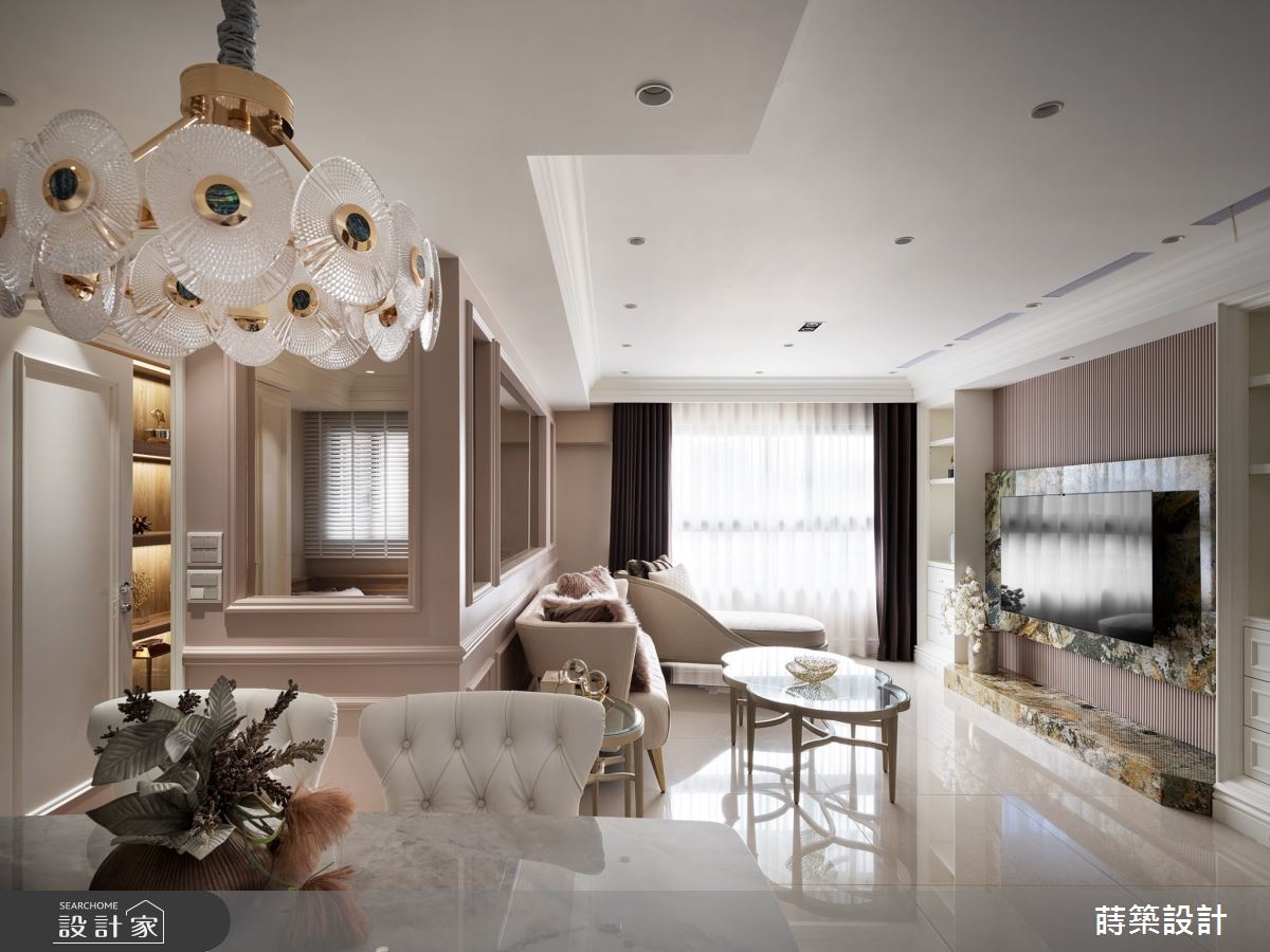 下半場精彩人生，入住甜蜜感滿滿的藕粉色新古典宅！