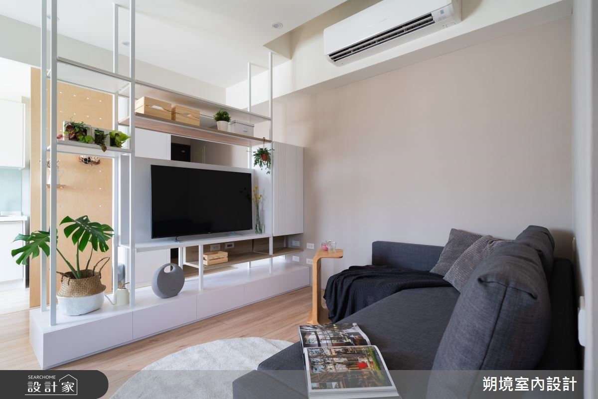 北歐風與系統櫃碰撞出20坪大收納親子宅
