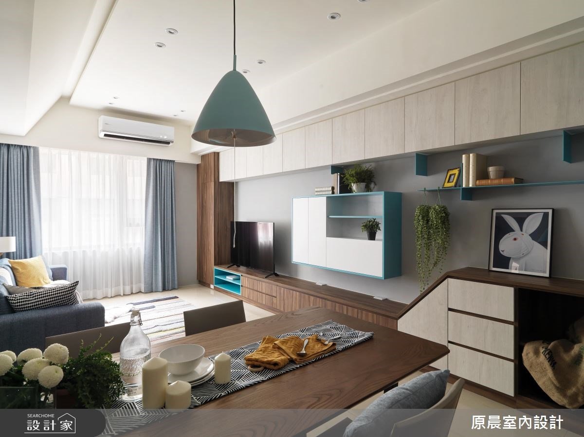 一家五口的32坪北歐宅，北歐元素與超強收納機能的完美融合