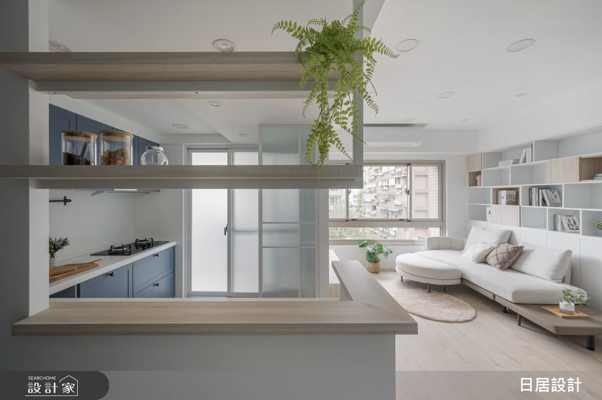 甜點般的居家場域，清甜色調構築19坪混搭宅