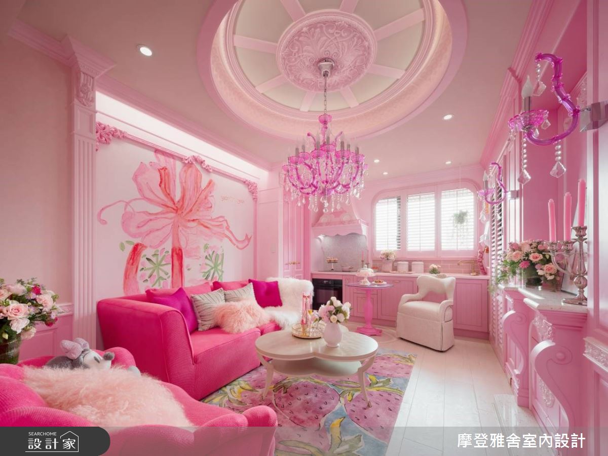 【TV】住進粉紅芭比度假屋 13 坪 2 房法式新古典宅邸