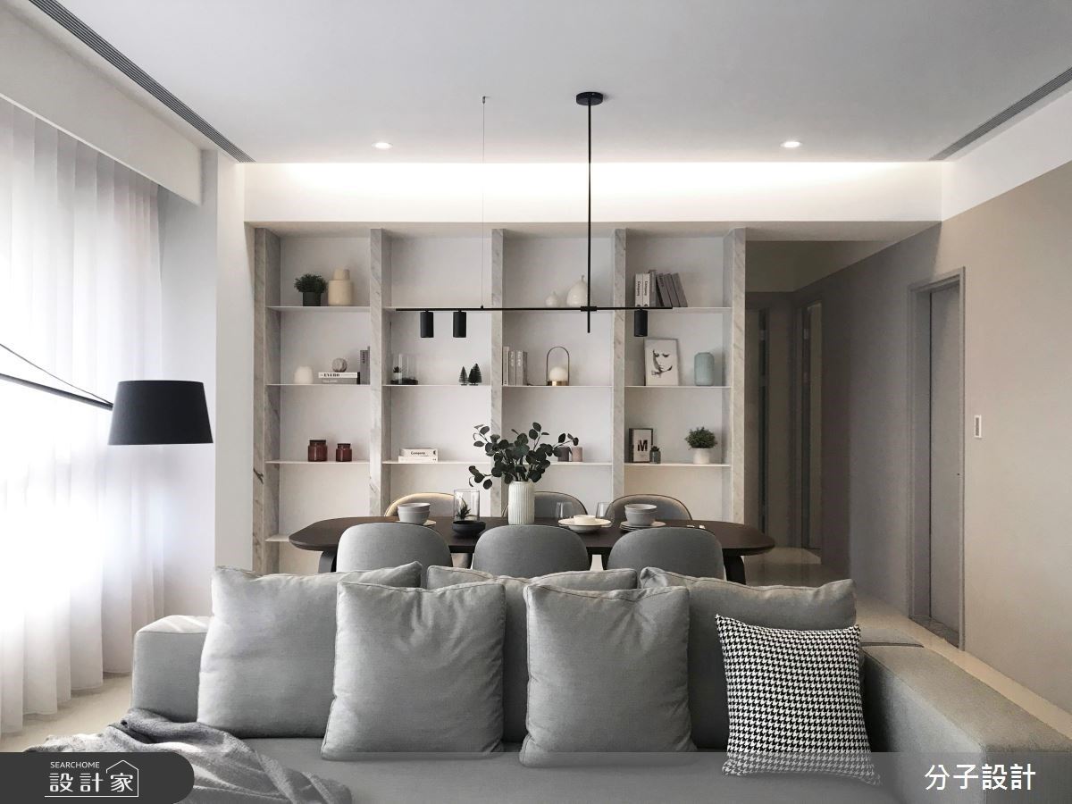 質感灰刷出過目不忘的好氣質！現代宅精緻品味從雙色收納牆開啟