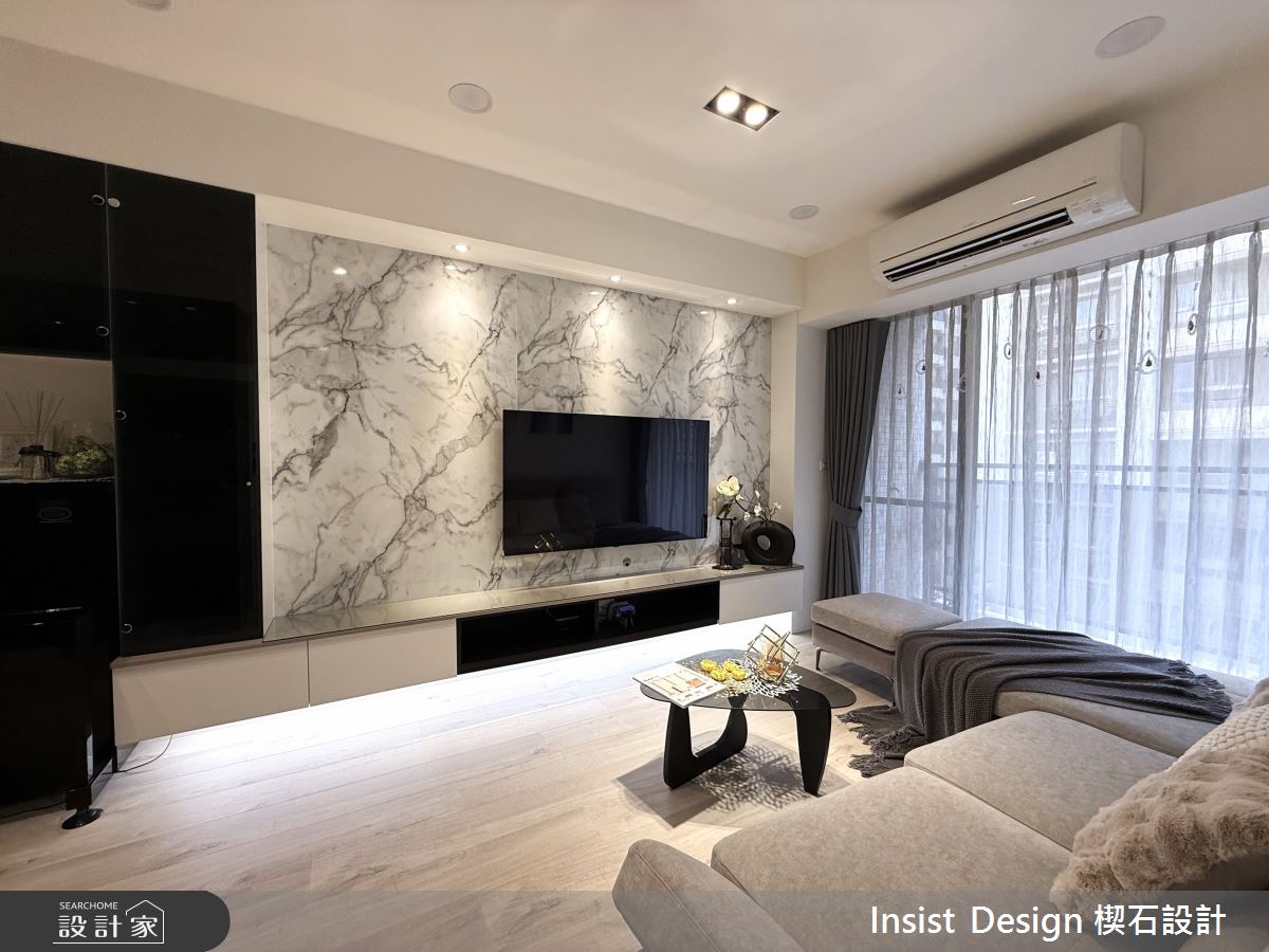 解構30坪三房兩廳現代宅，以美學包覆收納讓機能與美感兼具