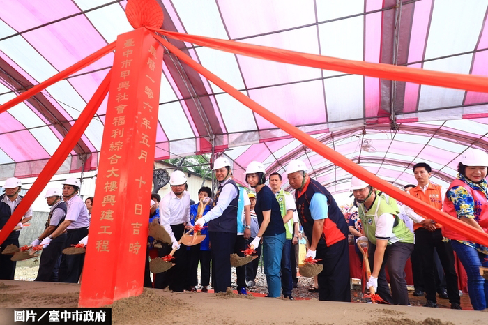 甲興社福大樓動土  預計107年完工