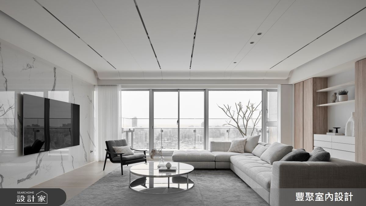 57坪現代風高樓景觀宅，收納×燈光全方位機能設計