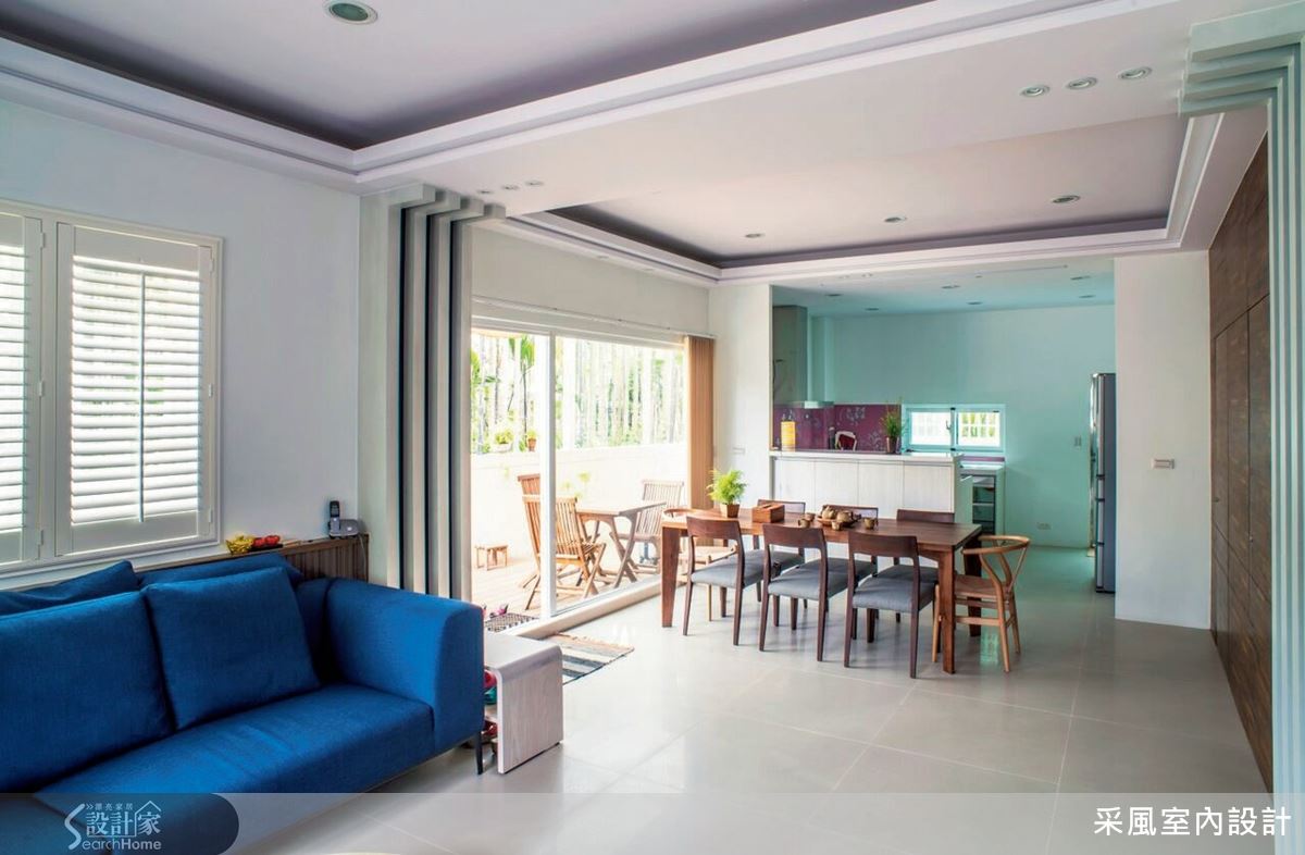 度假感的自在退休宅