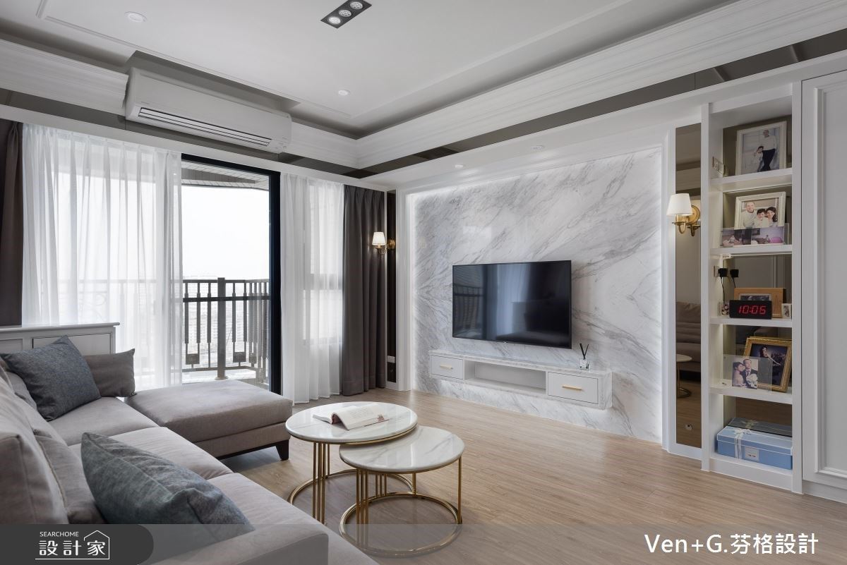 美的視覺交響曲　與寬敞收納空間並行的簡約純白美式居