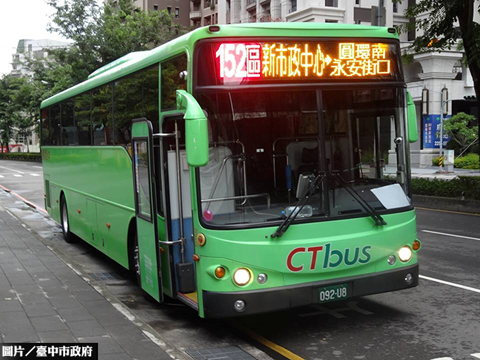 公車滿載上不了　台中152路區間車加開　