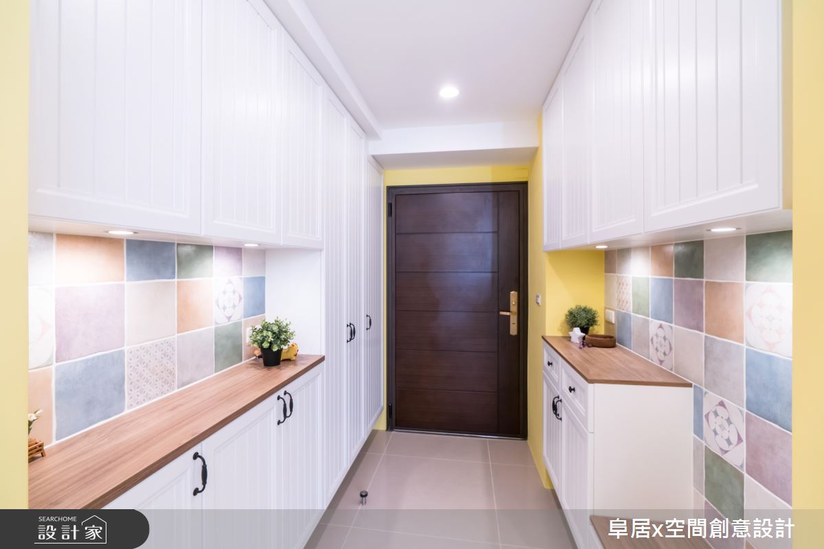 公主幸福的家庭時光！大膽色彩妝點 30 坪鄉村風城堡