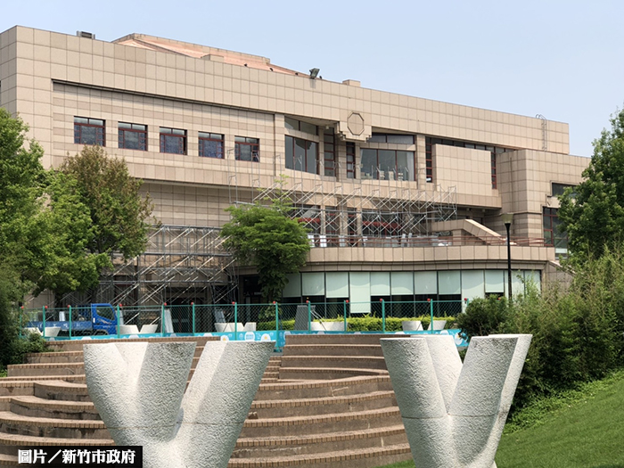 建物微整形 竹市演藝廳外牆修繕