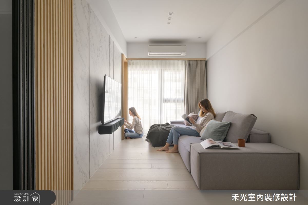 兩人生活就是如此甜蜜、愜意！15坪小宅以彈性拉門創造更加多彩的生活樣貌