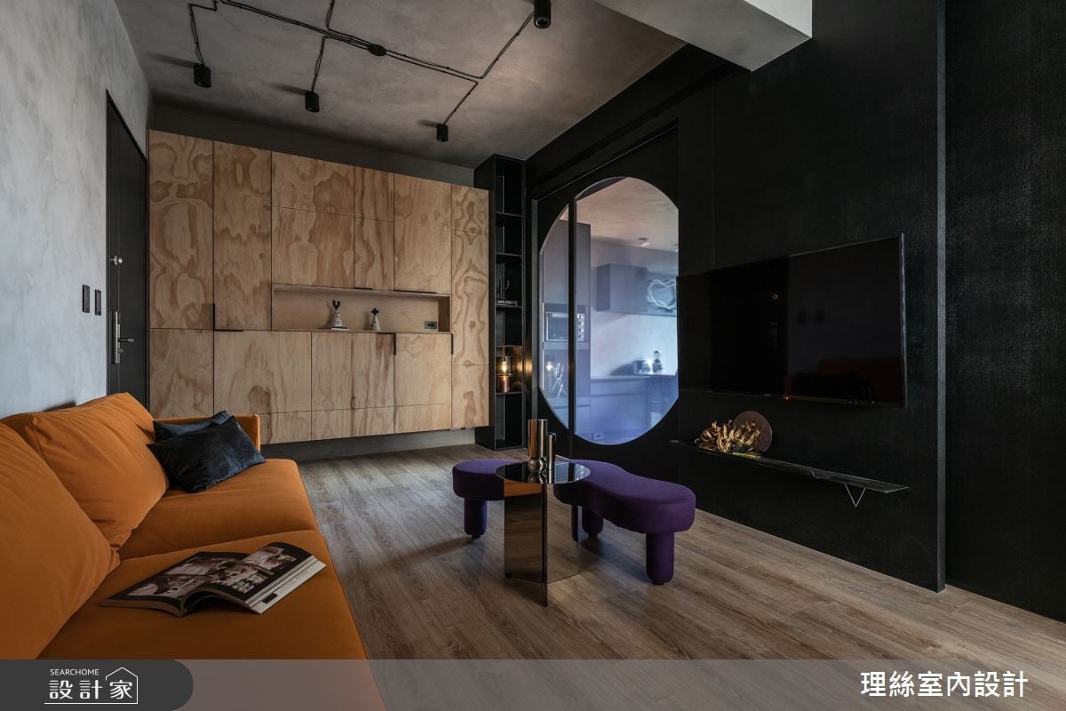 霓虹燈條顛覆簡約風印象，跳脫傳統的藝術型餐廚讓家更有個性!