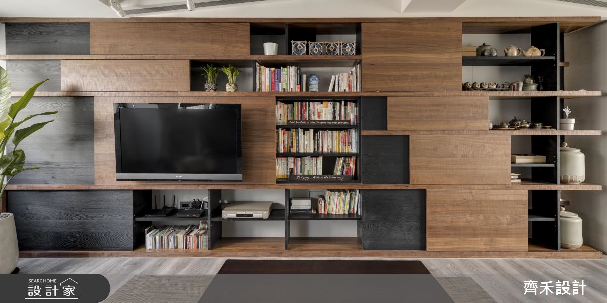 高收納電視牆+迴圈動線！ 兩個人的休閒風好宅