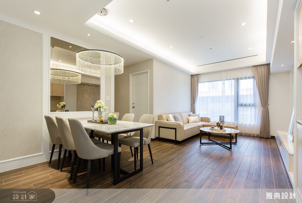 以黑點綴大留白，以微律動更添安靜氣息