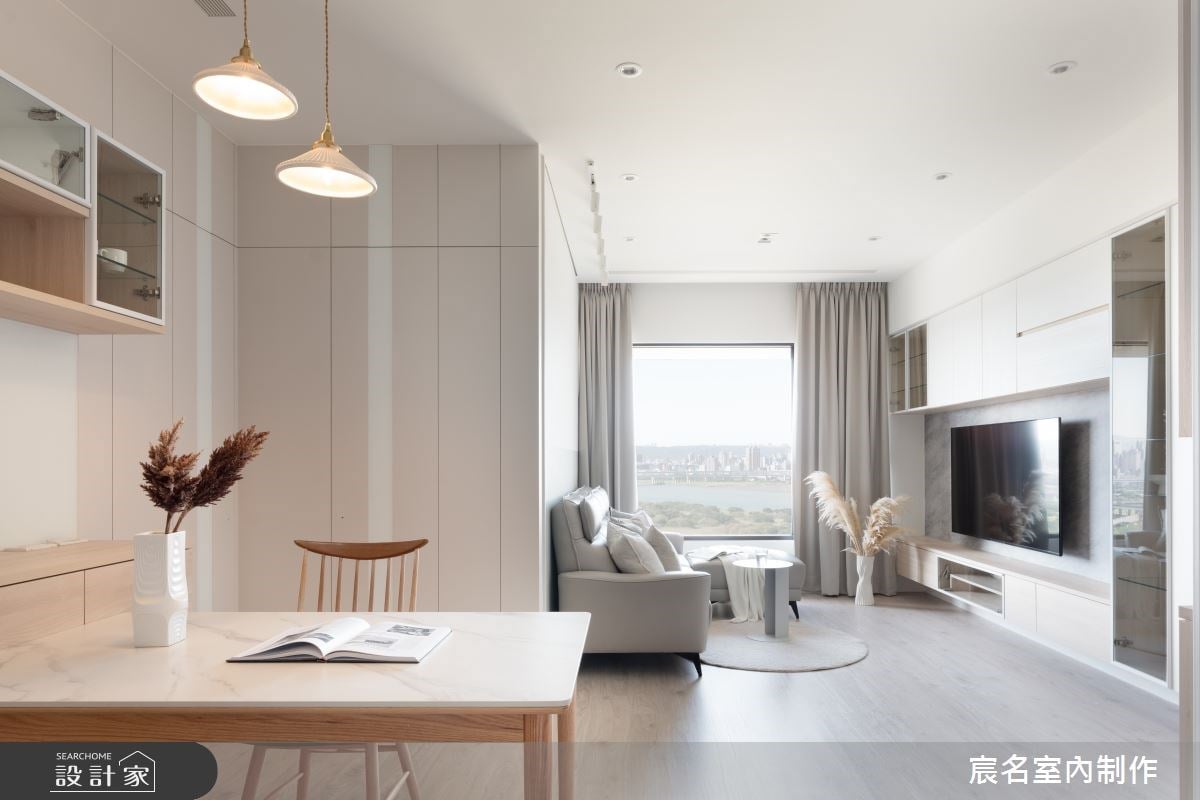 無時無刻擁抱你的療癒美景！用簡約色調，打造最放鬆的20坪北歐風小宅