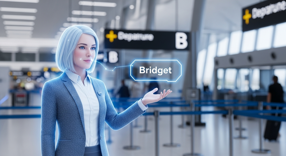 拉瓜地亞機場Terminal B導入AI全息投影 「Bridget」助旅客指路解惑