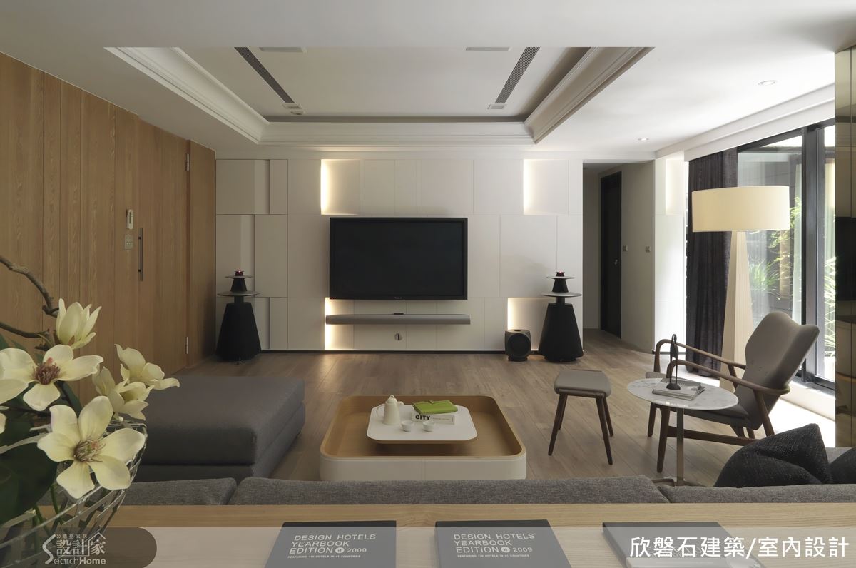 光感十足，大手牽小手的三代同樂宅