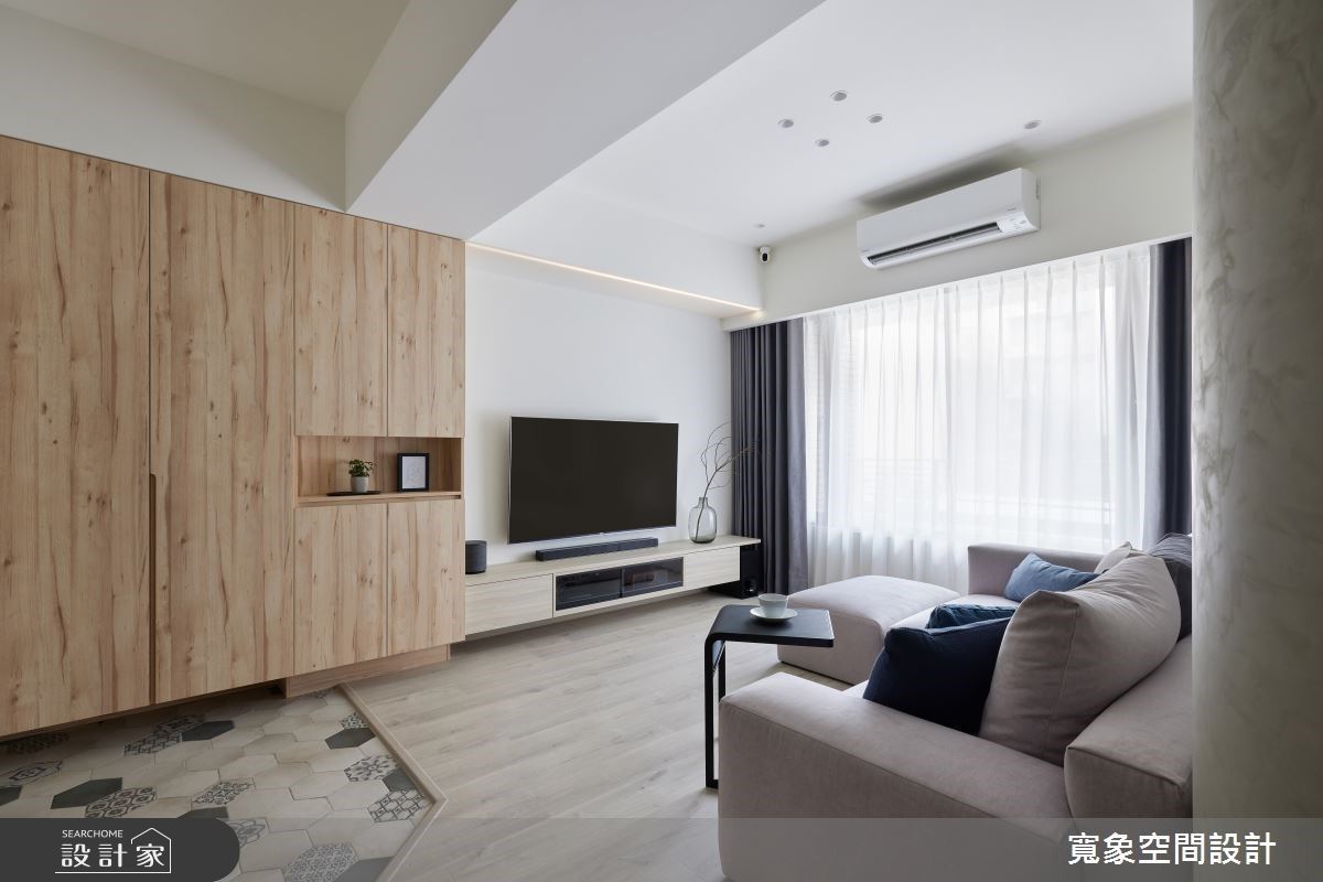 為老屋解放陽光、寬敞動線！看電影、聽音樂都超享受的 20 坪療癒北歐宅