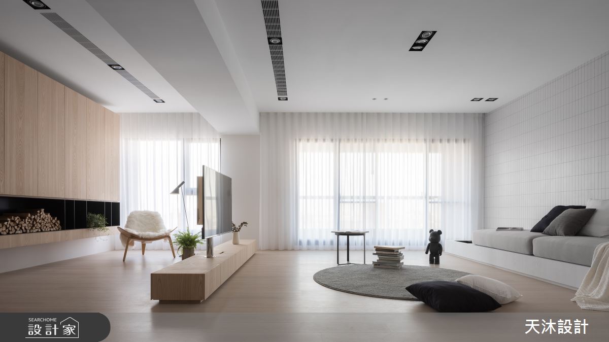 比日雜裡的家更美! 無間隔的通透設計 X 木質純白的日式無印風靜謐宅