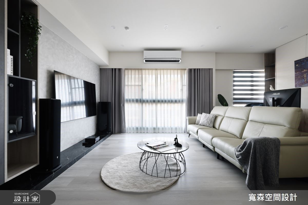 科技新貴單身宅，高雅、澄淨空間氣質洗去一身的疲倦