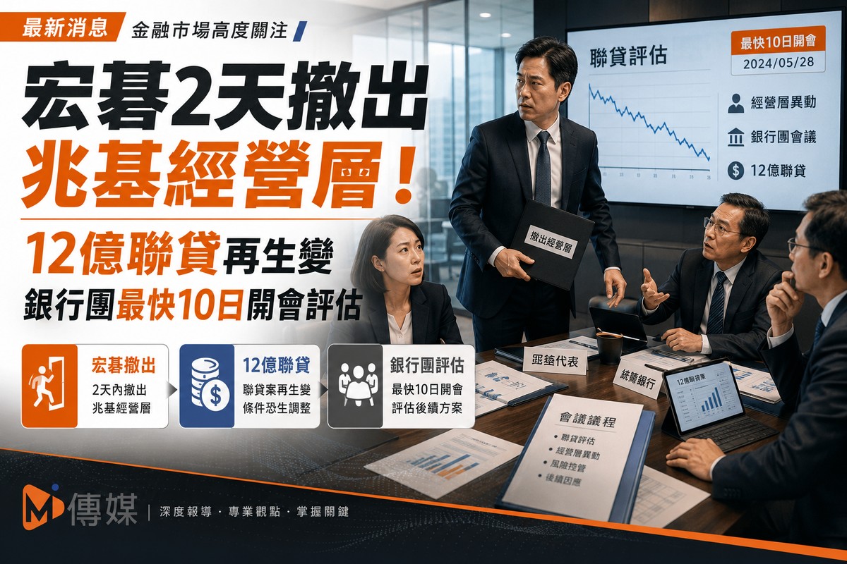 宏碁2天撤出兆基經營層！12億聯貸再生變　銀行團最快10日開會評估