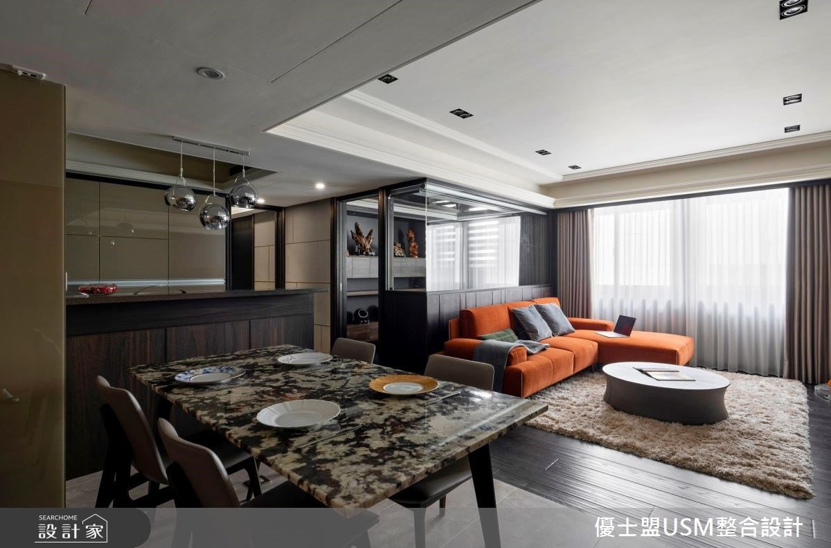 來自愛馬仕橘的時尚巧思！人文禪風進駐老屋，淬鍊藝術品般的優雅居宅