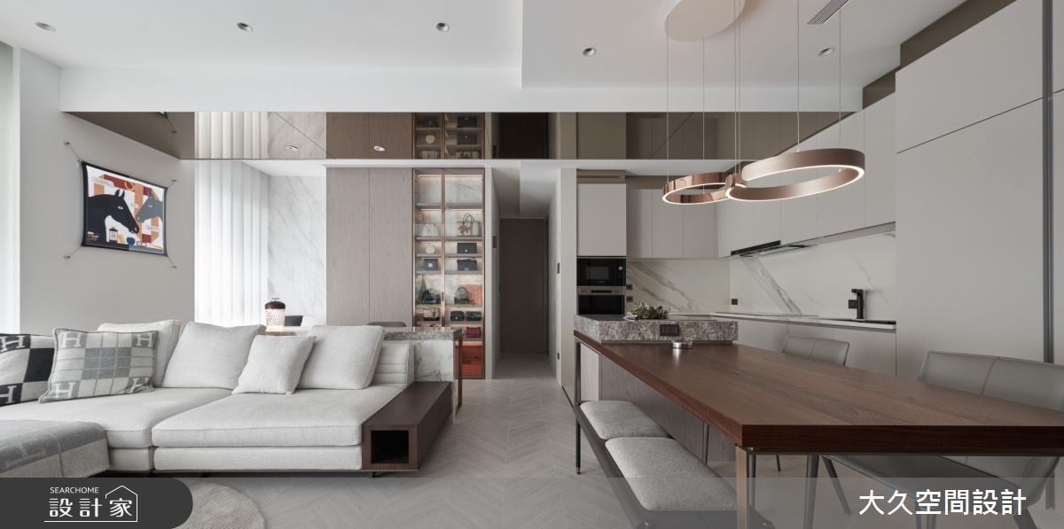 擁有絕佳品味的都會夫妻居家！現代飯店風的高雅感，與社交型的超寬敞中島