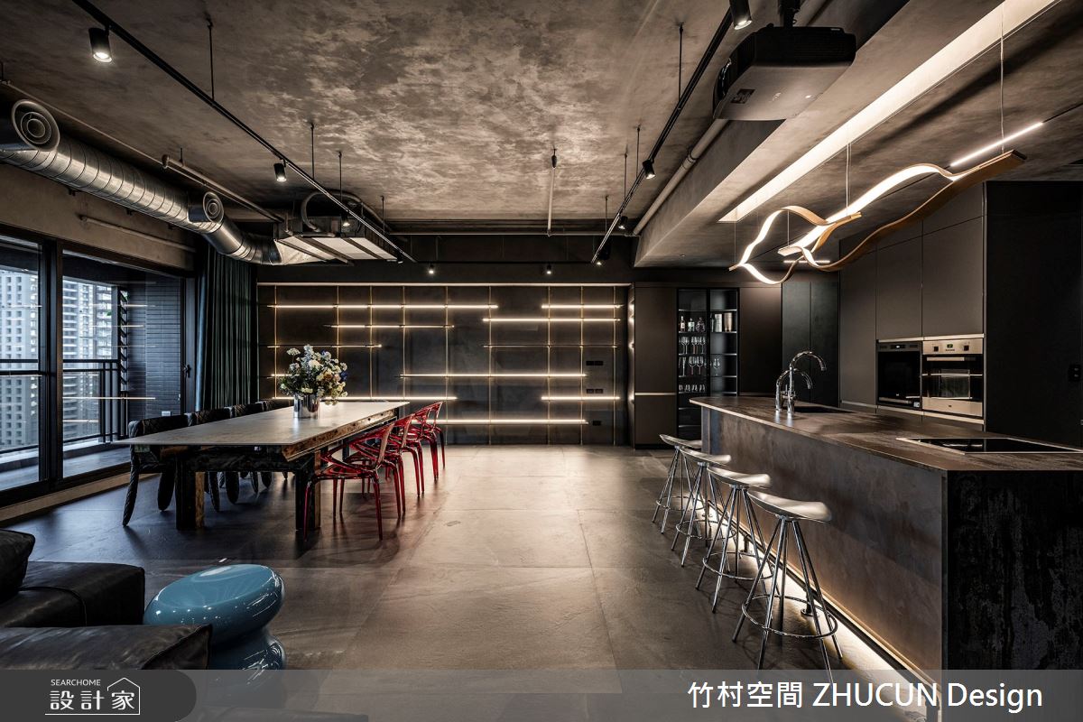 輕奢時尚的私人招待所！小酌吧檯、撞球桌、飛鏢納入室中