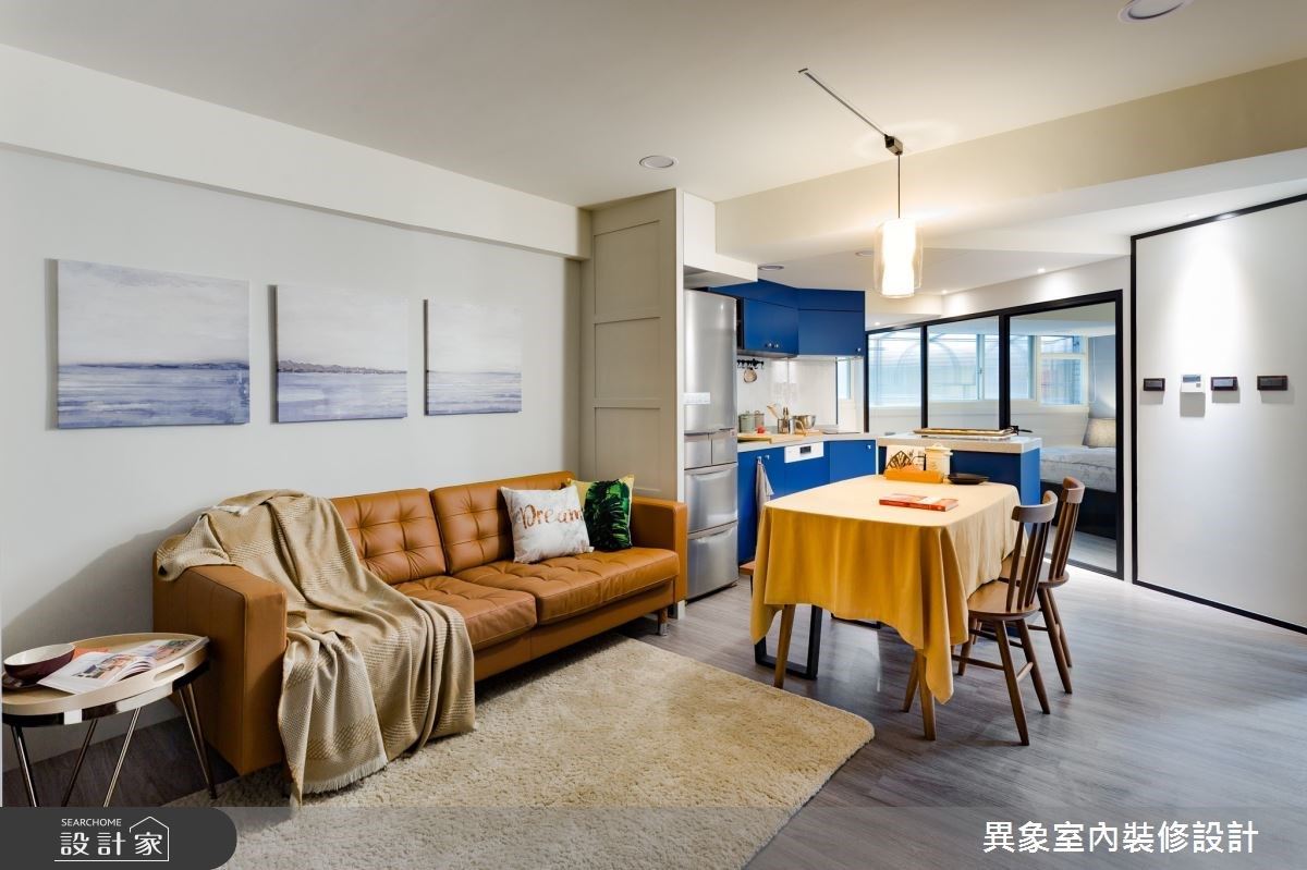 老宅重獲新生！芥黃x寶藍 經典撞色如宛如「戴珍珠耳環的少女」般質樸典雅