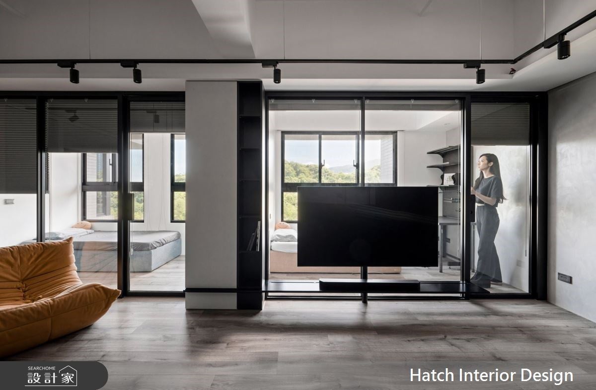 預售屋客變讓坪效最大化！21坪黑白現代風，引光入室形塑清新明亮感
